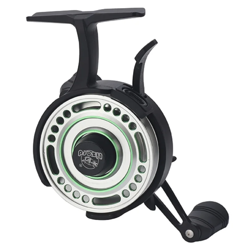 Ice Fishing Reel - Mulinello Free Runner Lizard con Impugnatura
