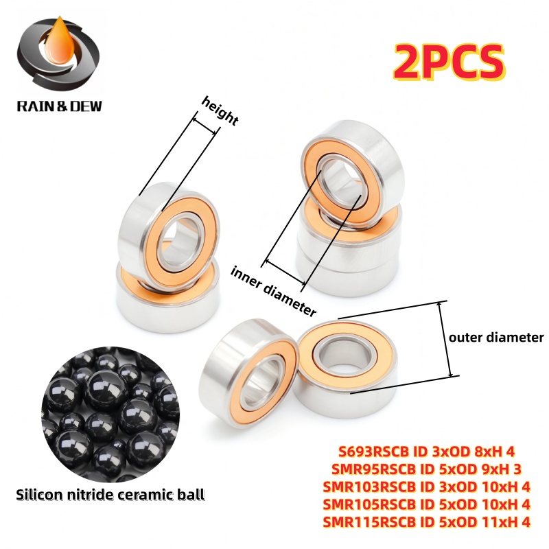 Conventional Reel - 2 Pezzi Cuscinetti a Sfera Miniaturizzati