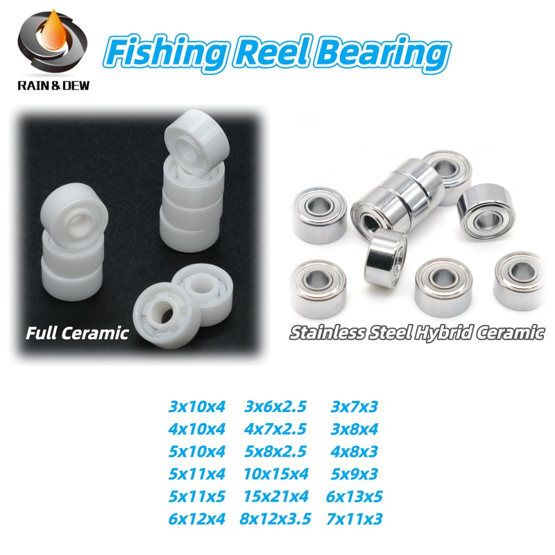 Spinning Reel - Cuscinetti ibridi in ceramica (1/5/10P) per