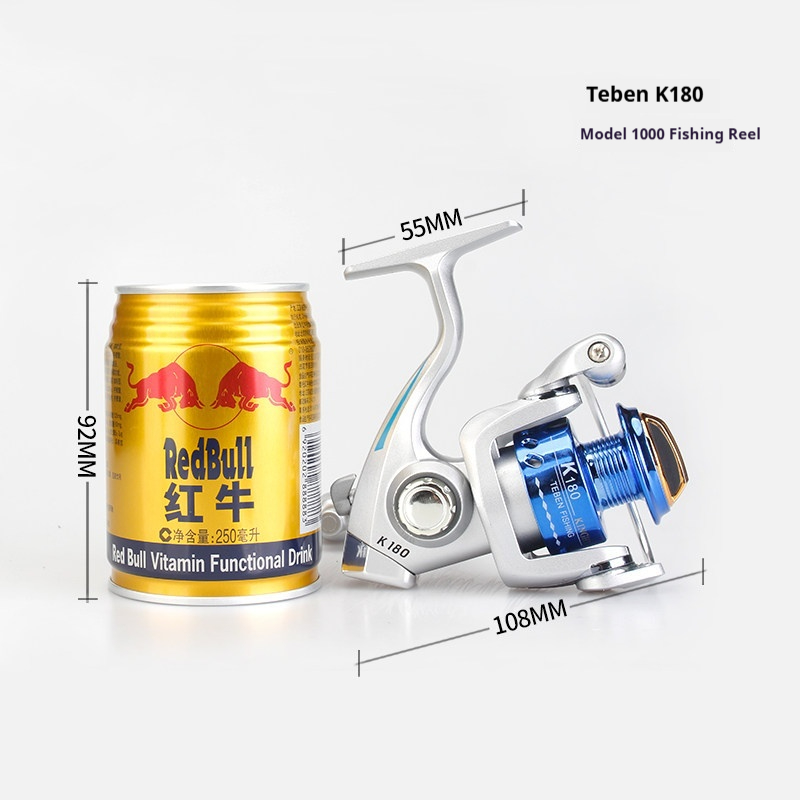 Mulinello da pesca TEBEN K180  - Ice Fishing Reel recensione e prezzo